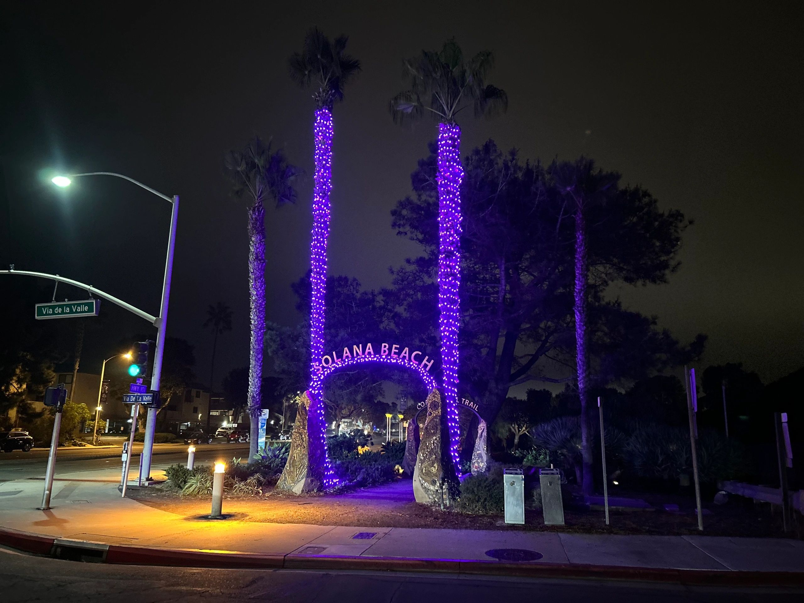 Holiday lighting installation